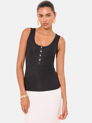 Lipsy - Top en negro: frente