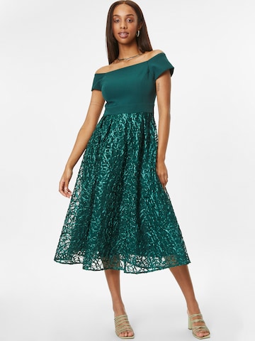 Robe de cocktail Coast en vert : devant