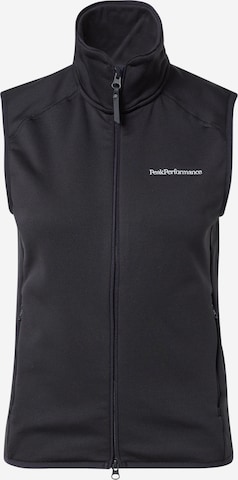 PEAK PERFORMANCE Sports Vest in Black: front