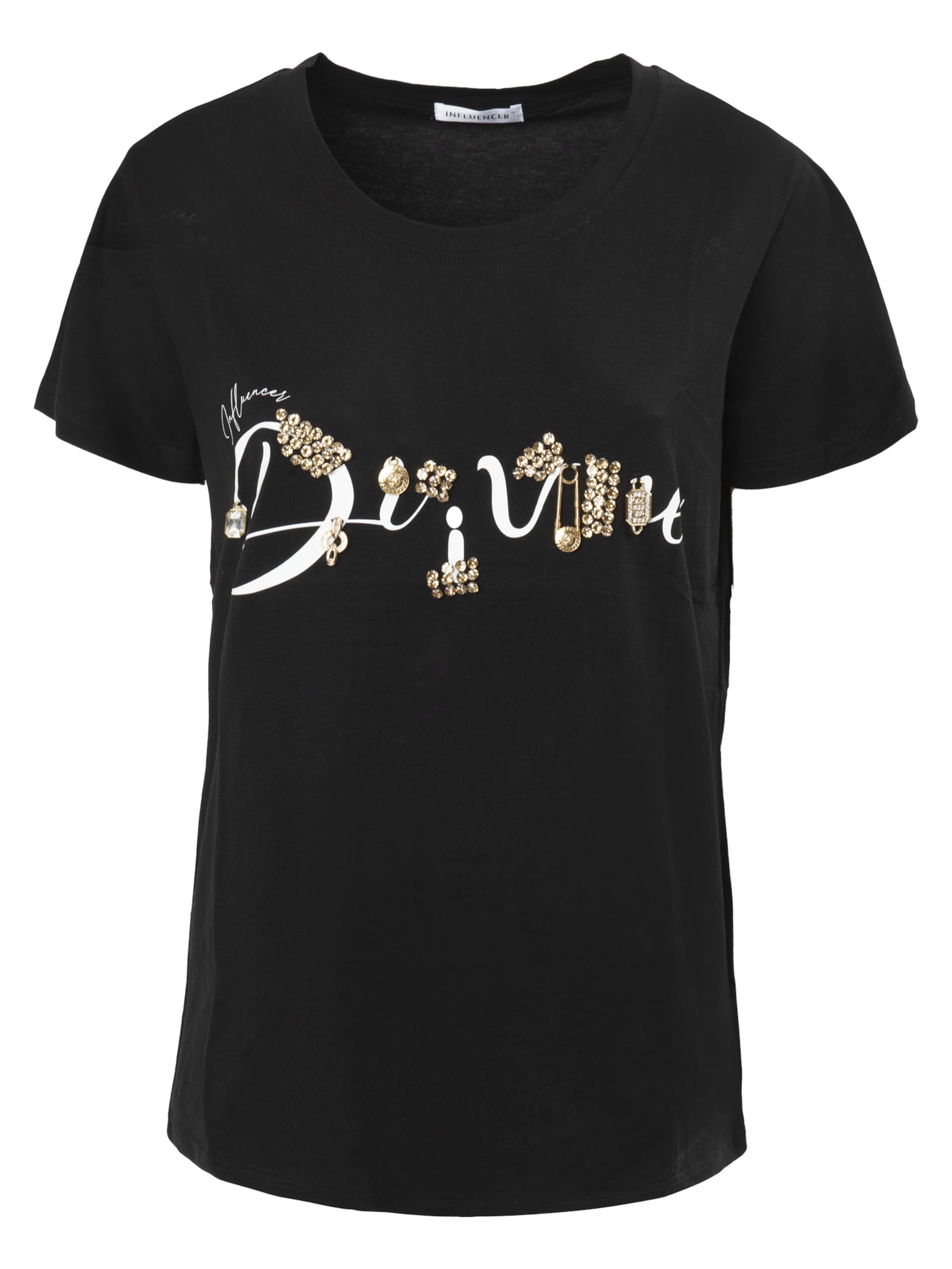 Influencer - Camiseta 'Dream' en negro: frente