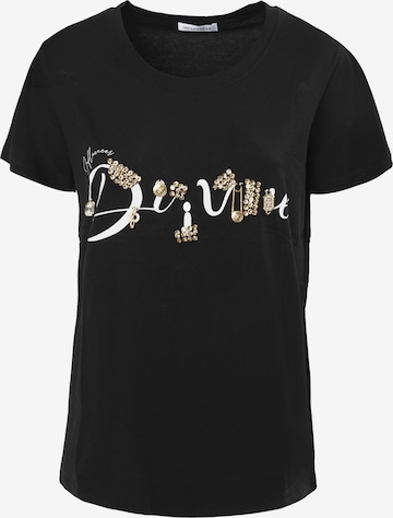 Influencer Shirt 'Dream' in Black: front