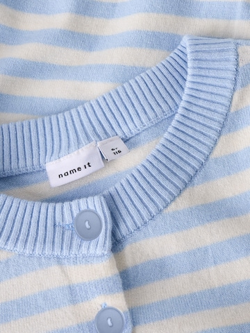 NAME IT Gebreid vest in Blauw