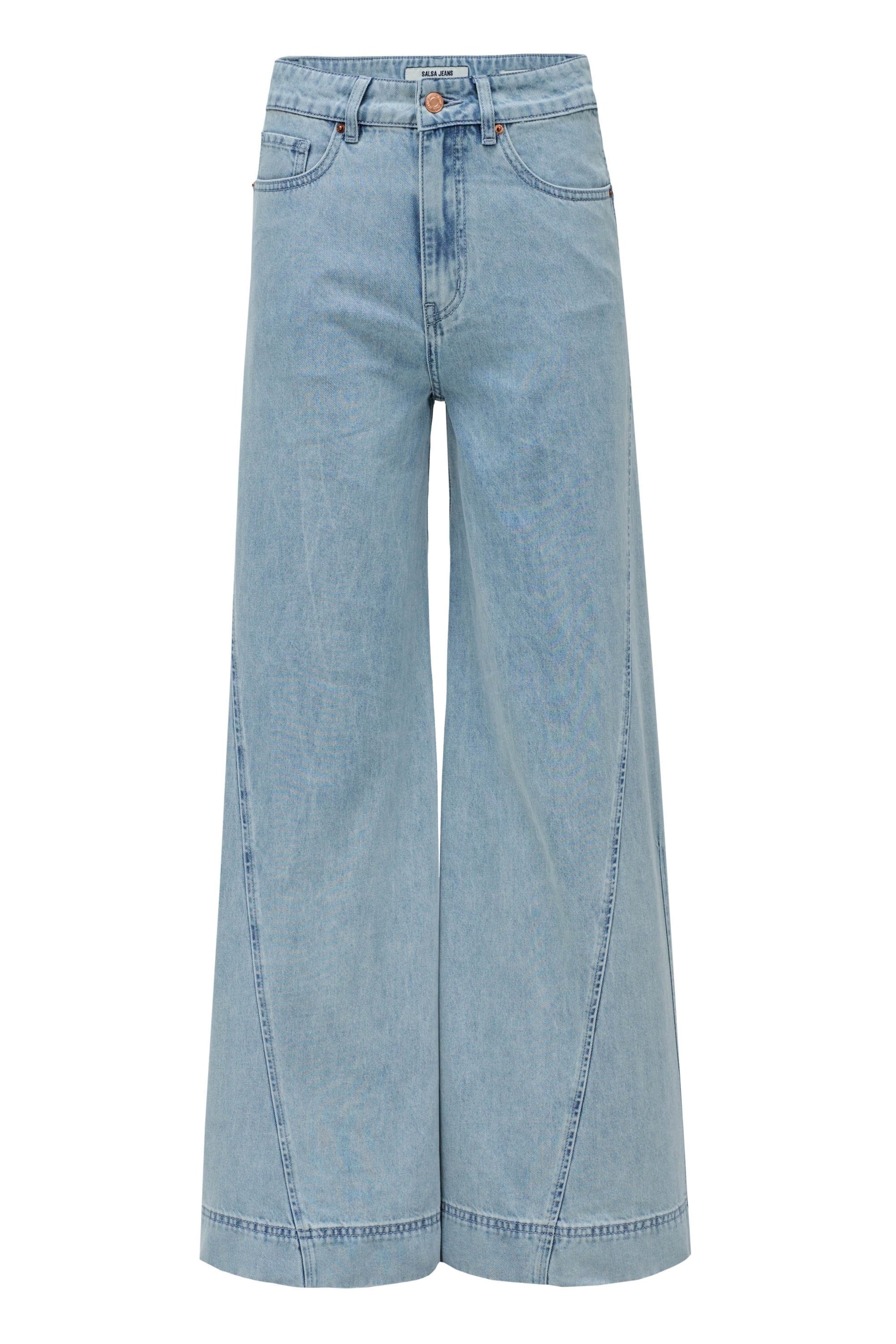 Salsa Jeans Loosefit Jeans in Blauw: voorkant