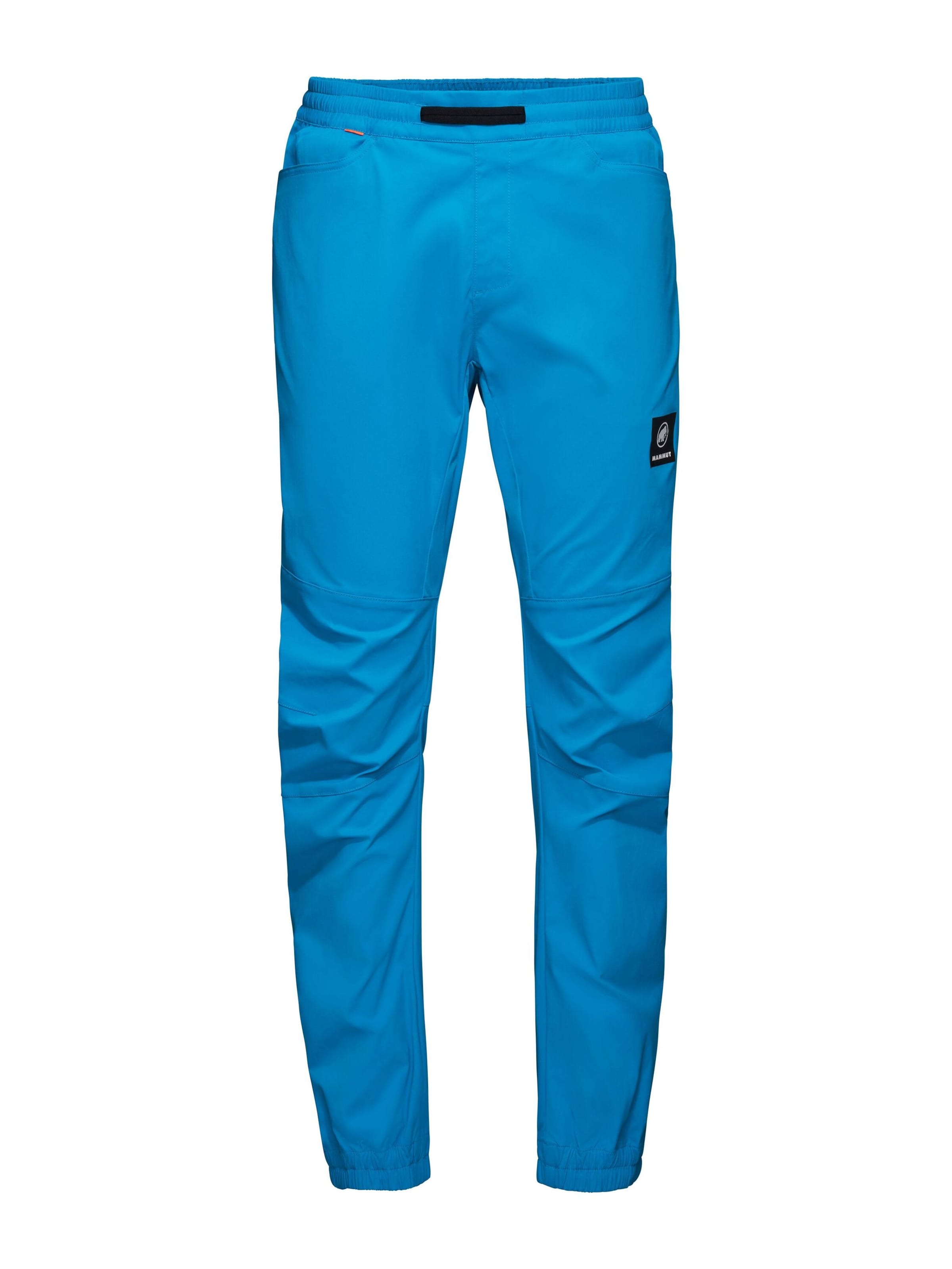 MAMMUT Tapered Outdoorhose 'Massone' in Blau: Vorderseite