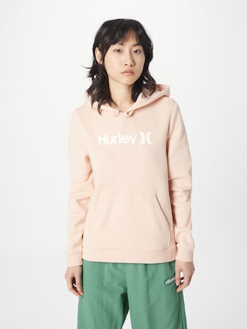 Hurley Sport sweatshirt i rosa: framsida