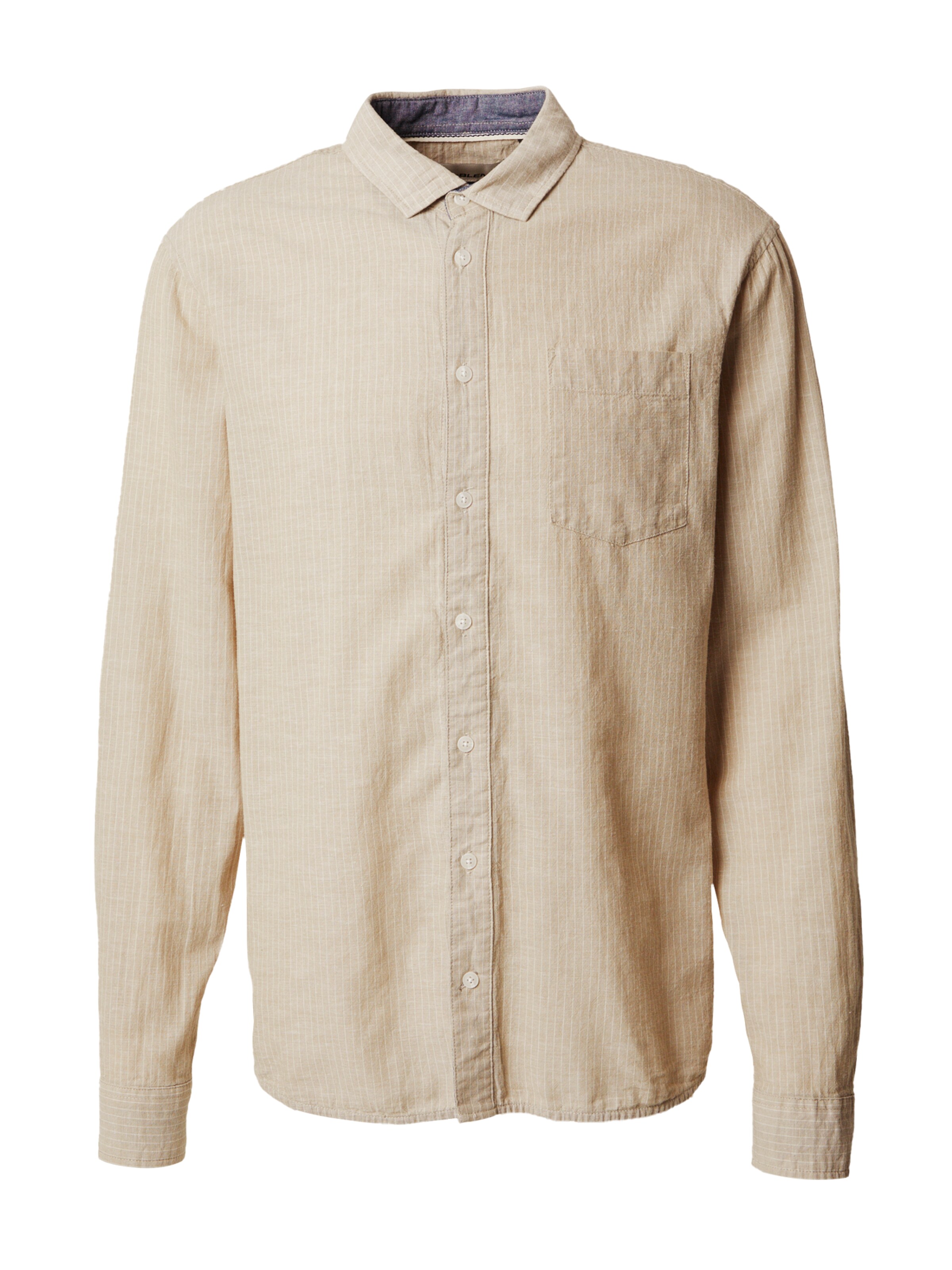 Coupe regular Chemise BLEND en beige : devant