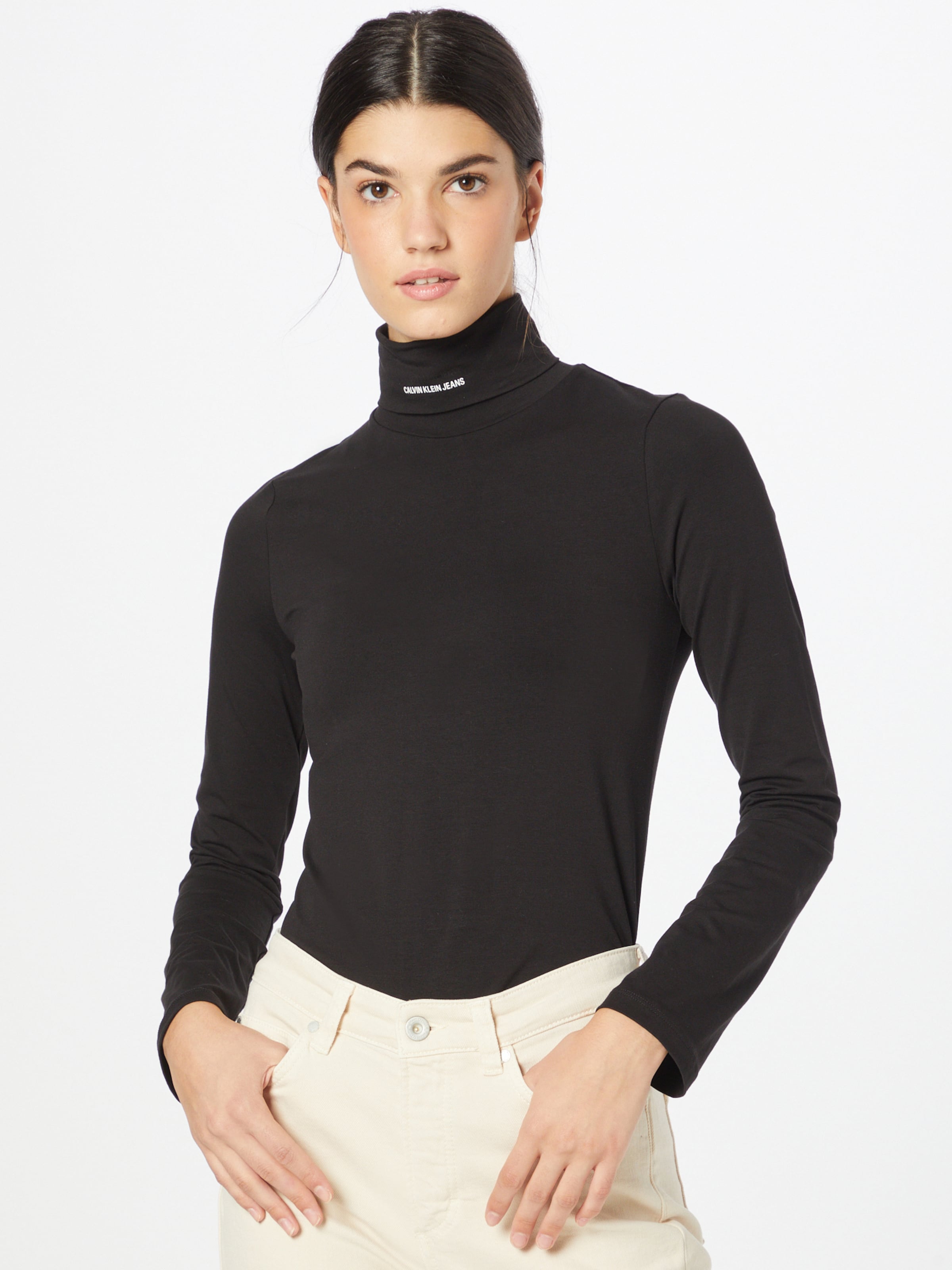 Maglie e top Abbigliamento Calvin Klein Jeans Maglietta in Nero 
