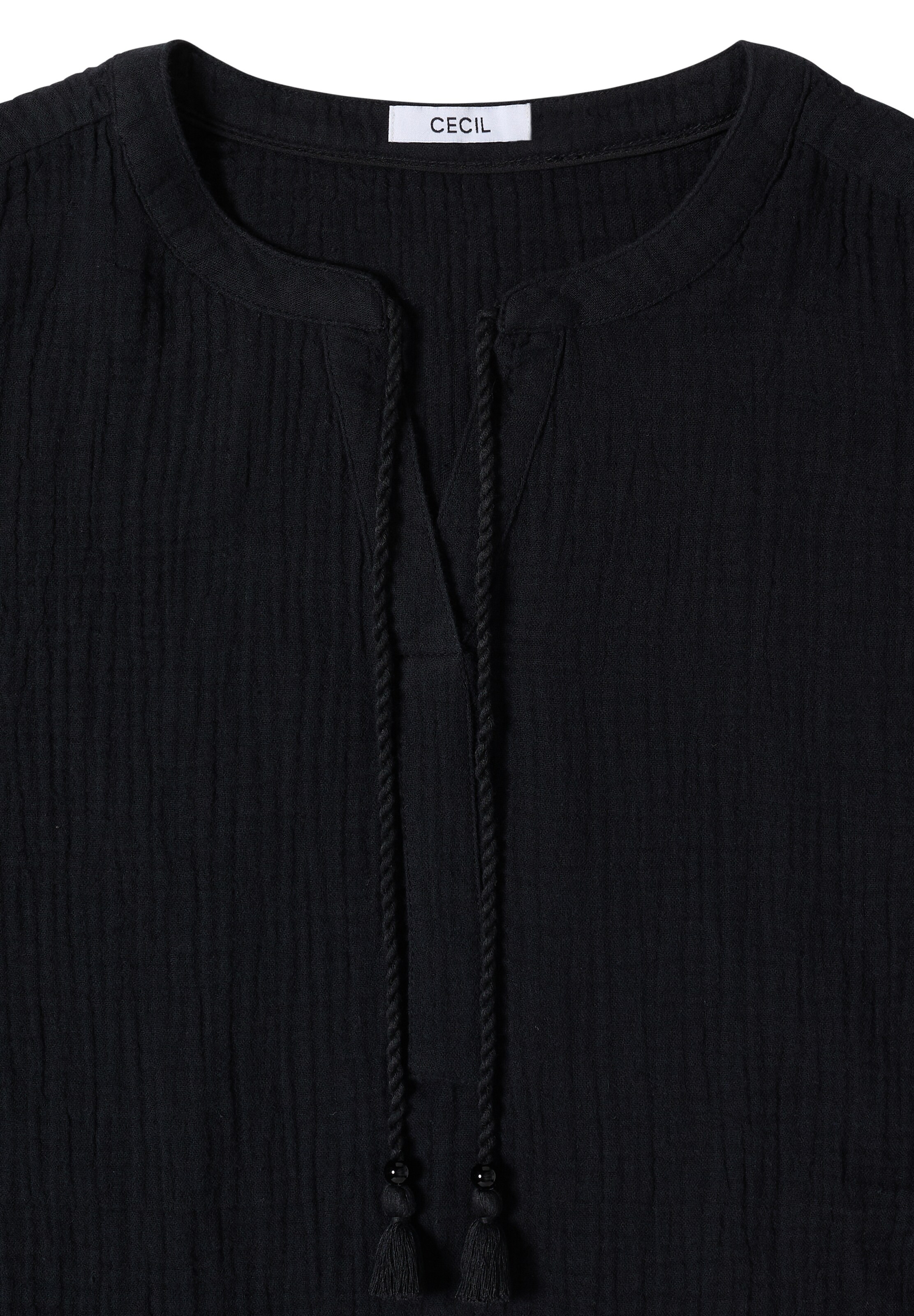 CECIL Bluse in Schwarz