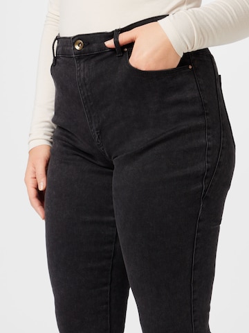ONLY Curve Skinny Jeans 'ROYAL' in Schwarz