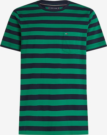 TOMMY HILFIGER T-shirt 'ESSENTIAL' i blå: framsida