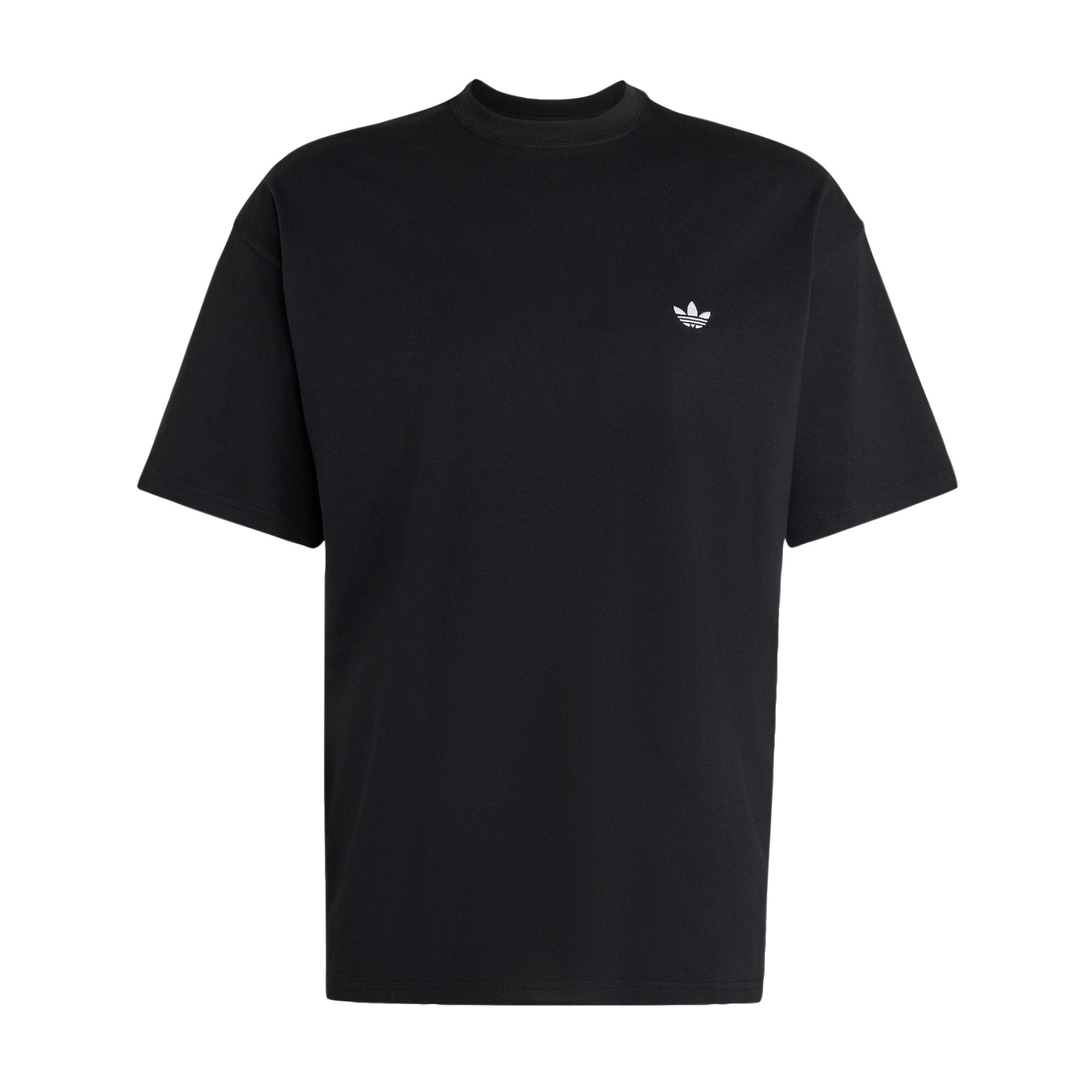 ADIDAS ORIGINALS Camisa 'Trefoil Essentials' em XS em preto / branco, Vista do artigo