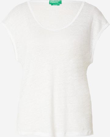 T-shirt UNITED COLORS OF BENETTON en blanc : devant