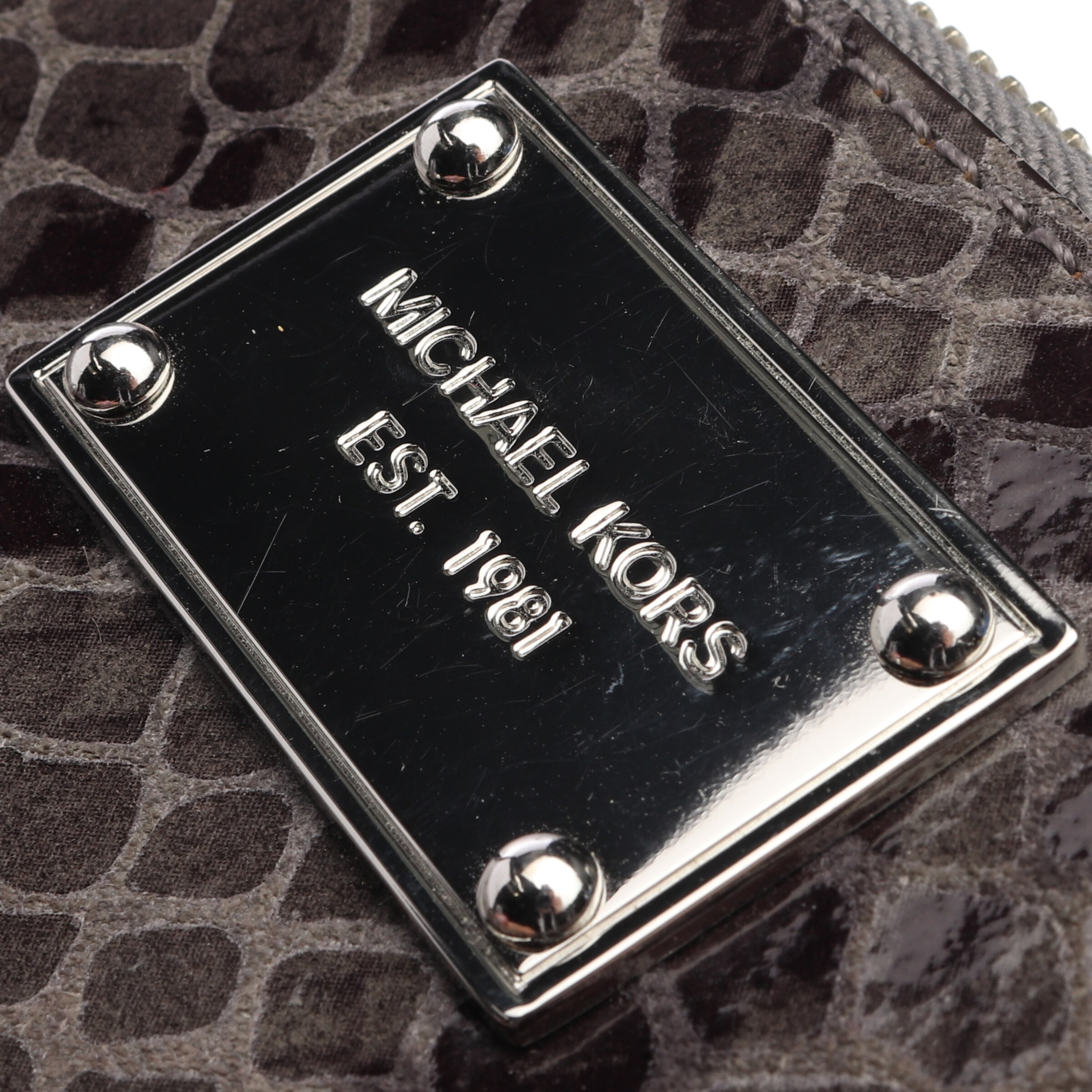 Michael Kors Small Leather Goods in One size in Grey