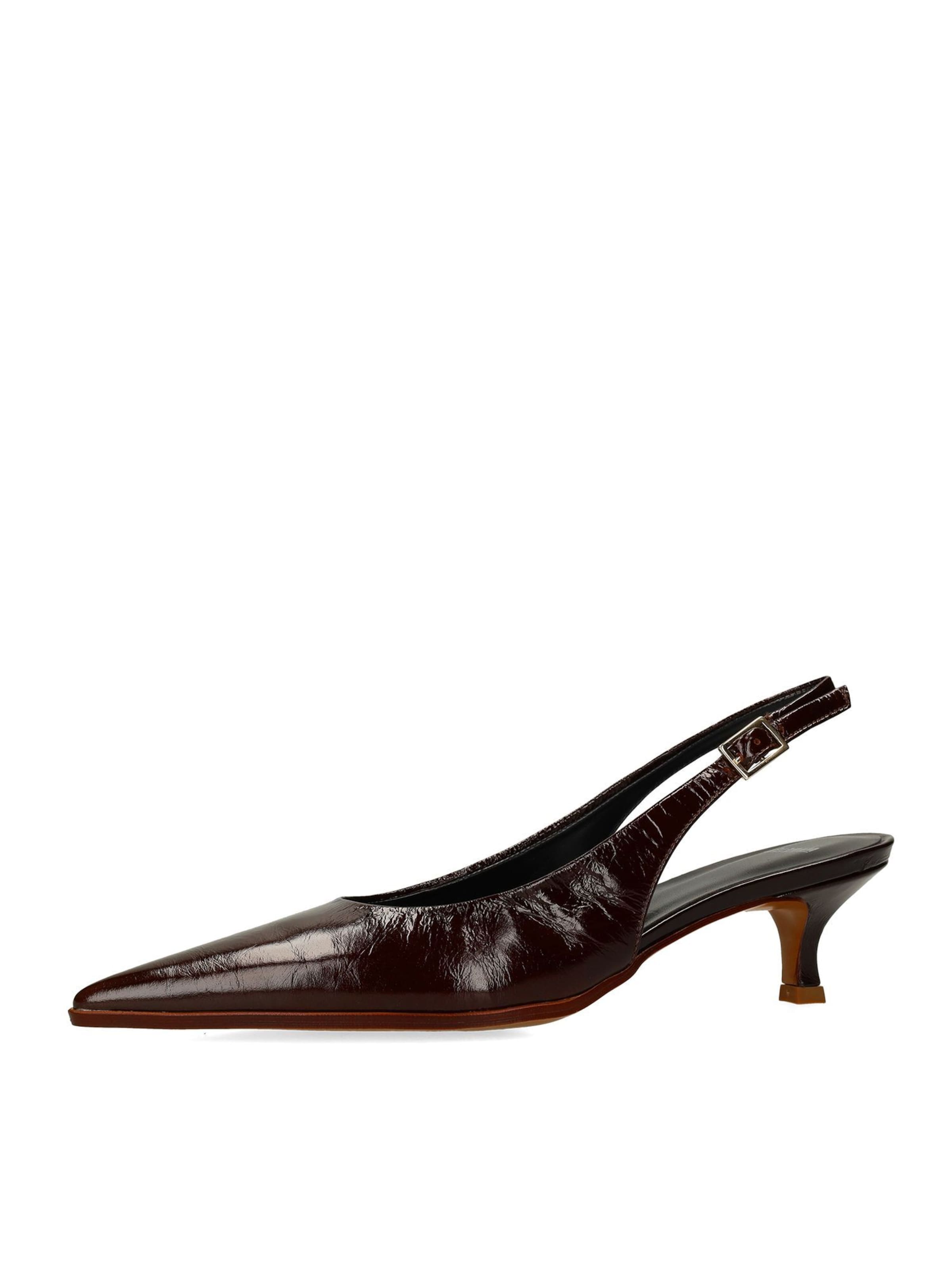 MANFIELD Pumps in Braun: Vorderseite