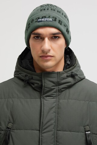 CAMP DAVID Mütze in Grün: Vorderseite