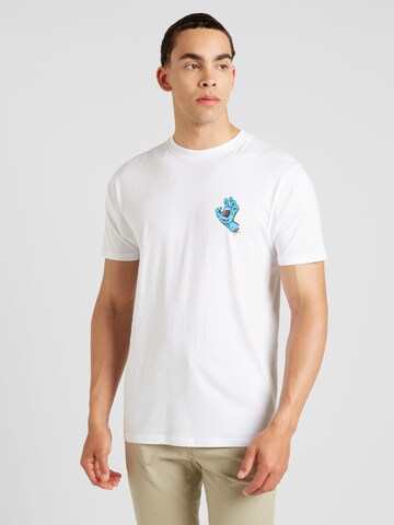 Santa Cruz Shirt 'Screaming Hand' in White