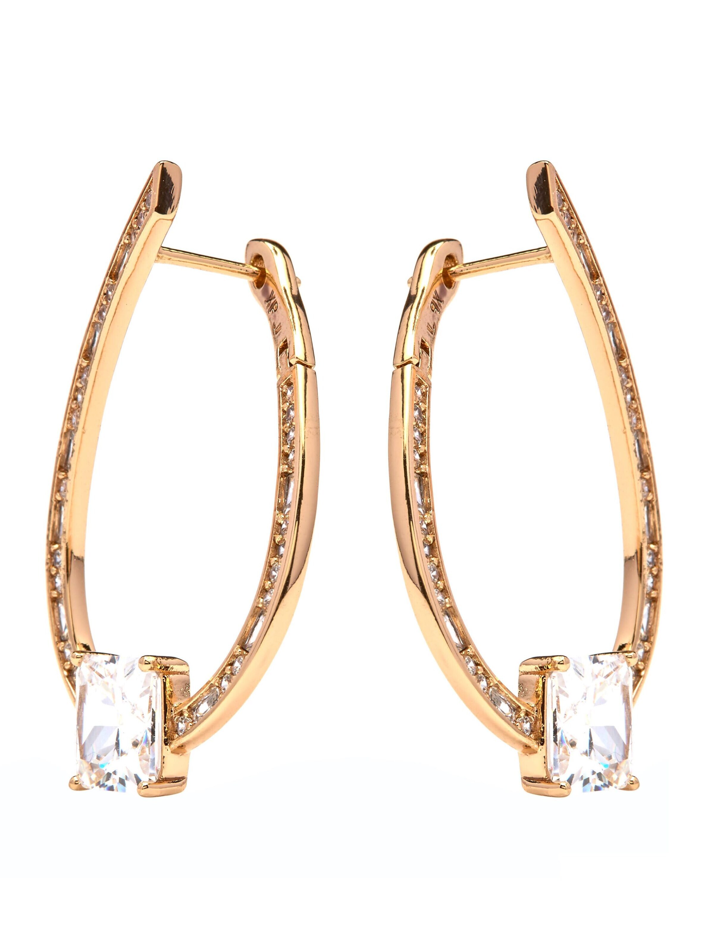 Luxenter Earrings 'Shuasin' in Gold