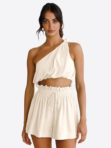 Costum cu pantaloni de la Imily Bela pe bej