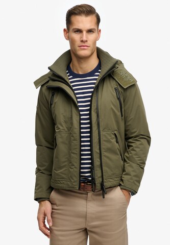 Veste mi-saison Superdry & Co en vert : devant