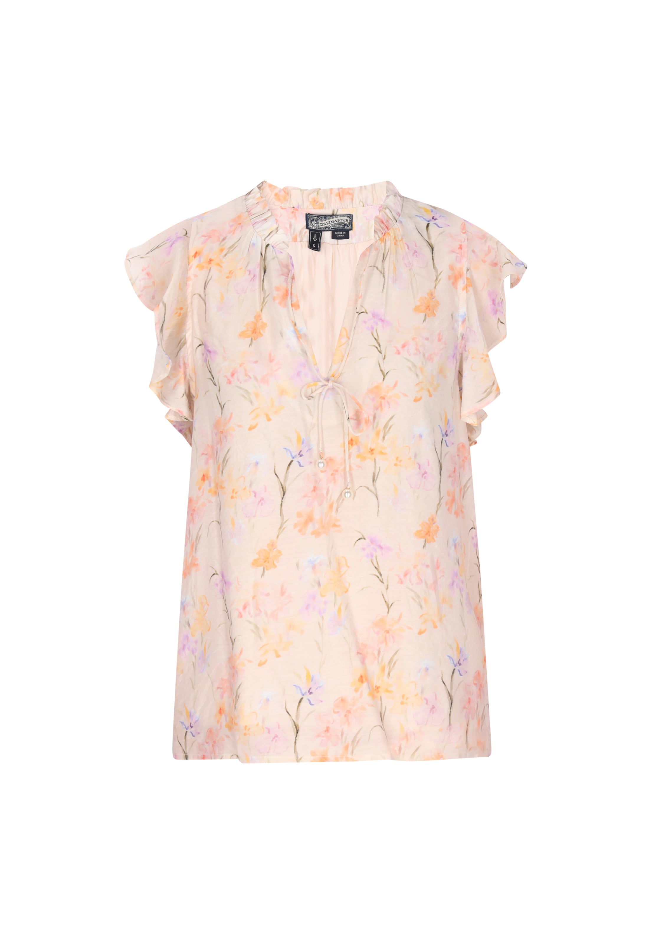 DreiMaster Vintage Blúz - narancs: elől