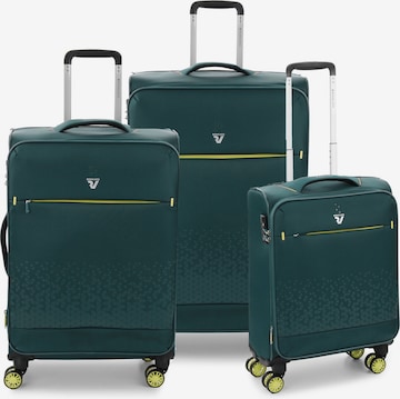 Roncato Suitcase set 'Crosslite' in Green: front
