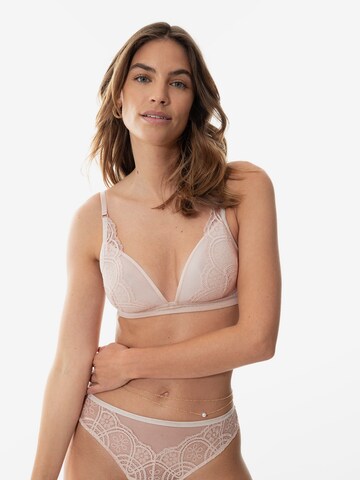 Mey T-shirt Bra in Beige: front