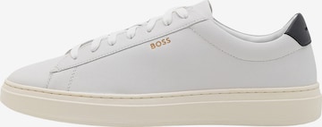 Sneaker bassa 'Kieran' di BOSS in bianco: frontale