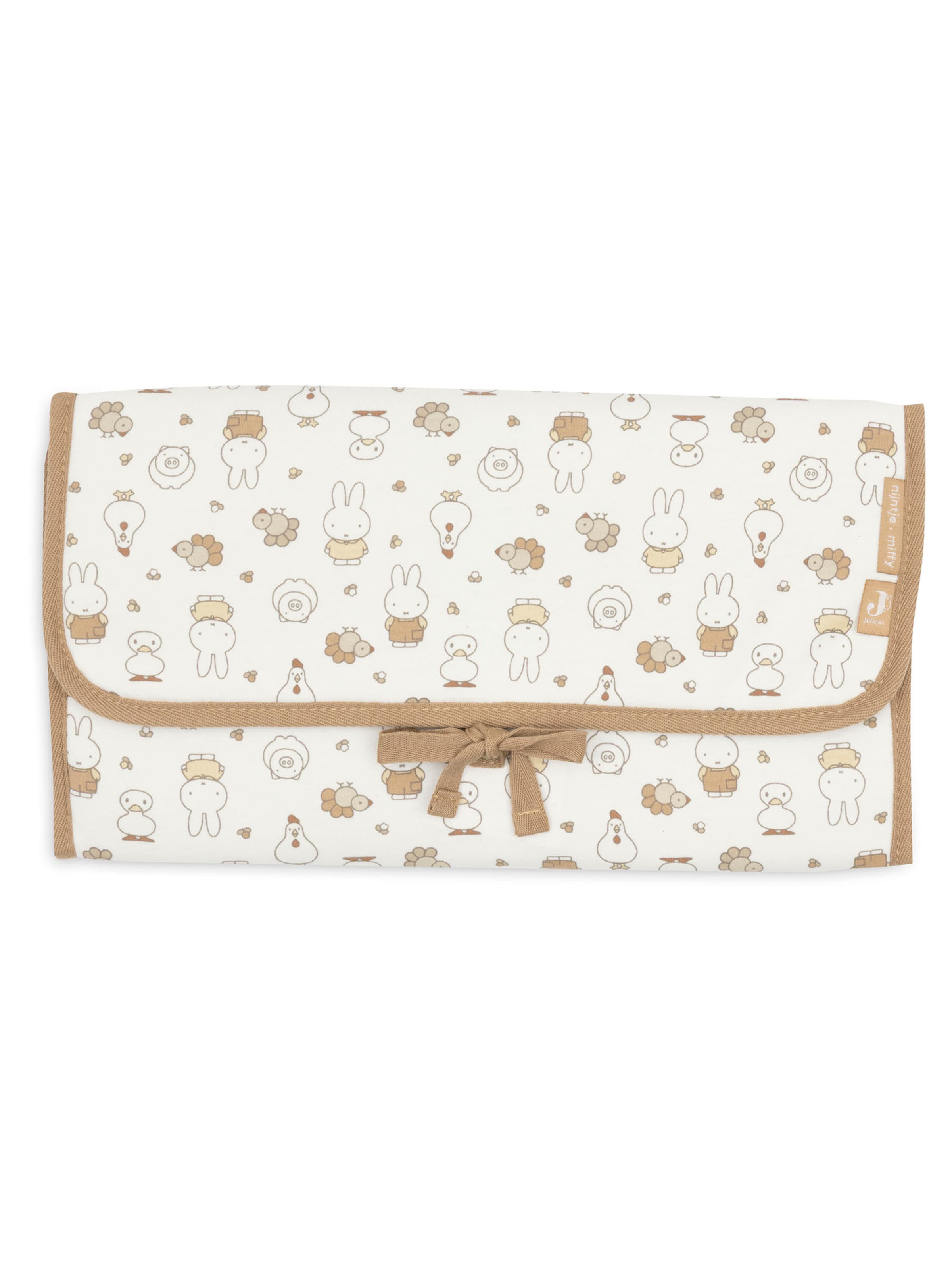 Jollein Bag 'Miffy Family Farm' in White: front