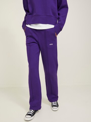 Regular Pantalon à plis 'Camilla' JJXX en violet : devant