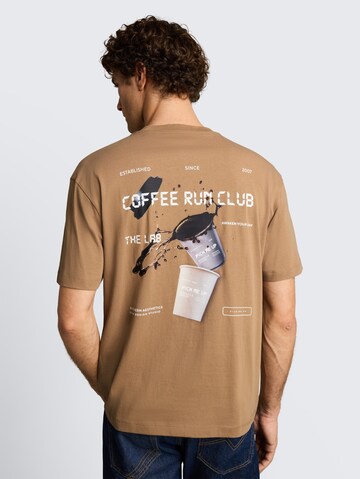 TOM TAILOR DENIM T-Shirt in Braun