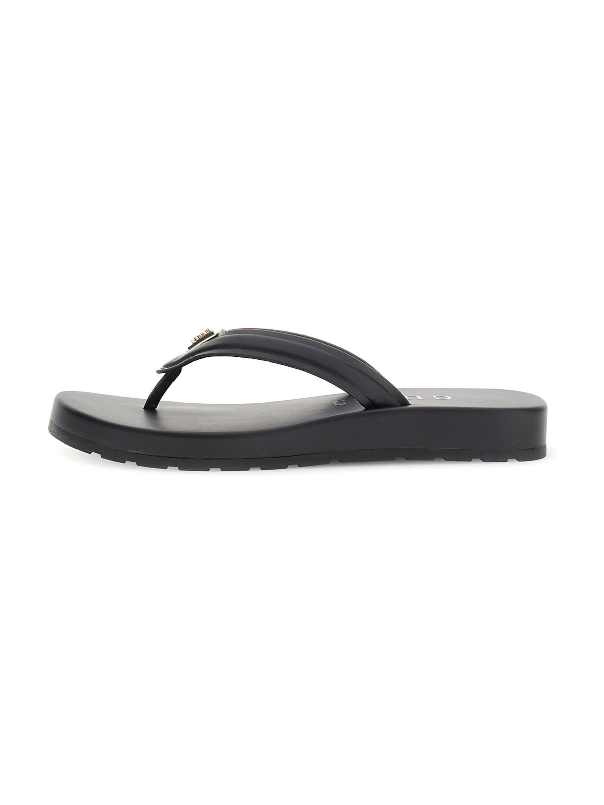 GUESS T-Bar Sandals 'Candry' in Black