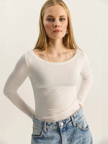 T-shirt Bianco Lucci en blanc