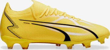 Chaussure de foot 'Ultra Match' PUMA en jaune