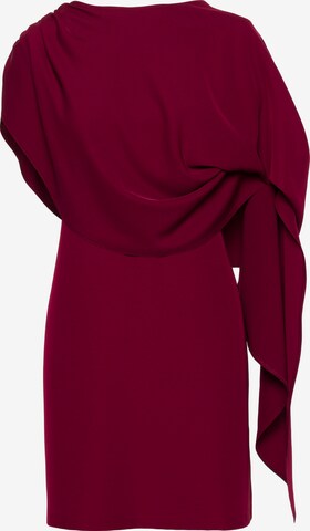 Stylove Šaty 'Sukienka z peleryną' – červená: přední strana