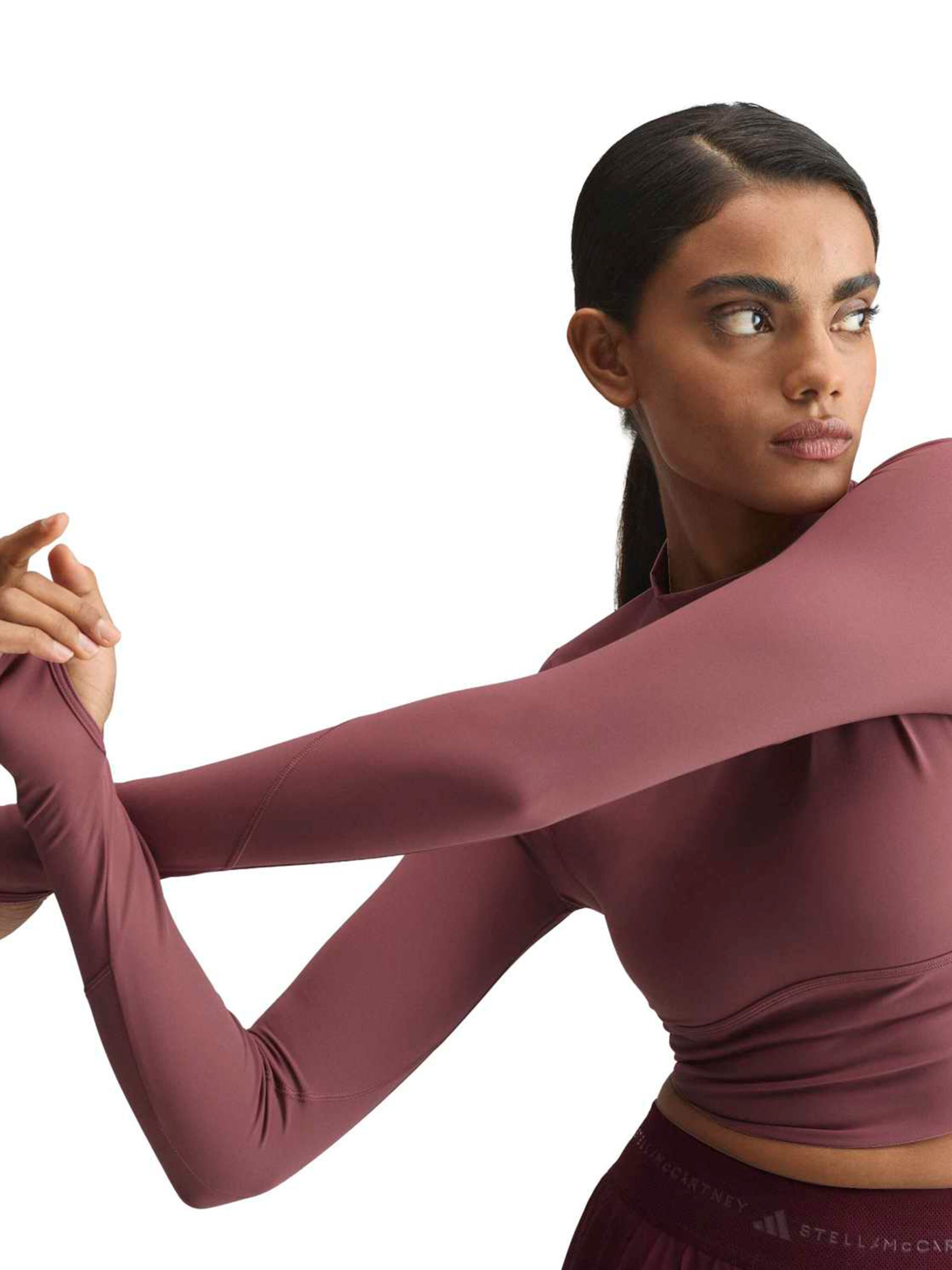 ADIDAS BY STELLA MCCARTNEY Funkční tričko 'TruePurpose' – hnědá