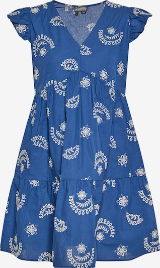DreiMaster Vintage Vasaras kleita, krāsa - zils / vilnbalts, Preces skats