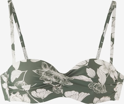 Bikinio viršutinė dalis 'LM' iš s.Oliver, spalva – smėlio spalva / alyvuogių spalva, Prekių apžvalga