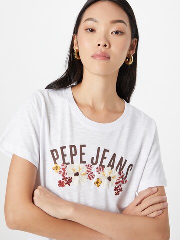 Maglietta 'Rosemery' di Pepe Jeans in bianco