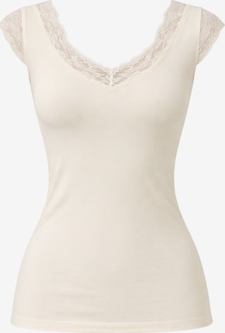 Maillot de corps Blackspade en beige : devant