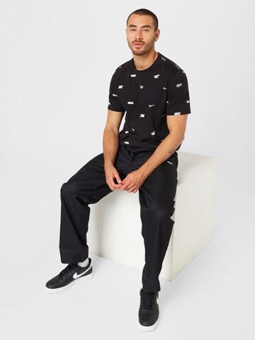 Nike Sportswear Shirt 'CLUB' in Zwart