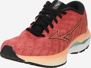 MIZUNO Loopschoen 'WAVE INSPIRE 19' in Rood: voorkant