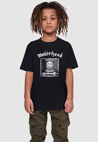 Merchcode Shirt 'Motorhead - No Sleep At All' in Zwart: voorkant