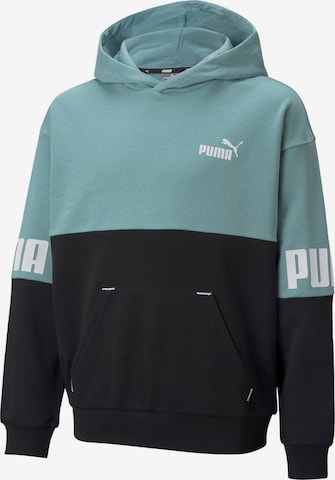 PUMA Athletic Sweatshirt 'Power' in Black: front