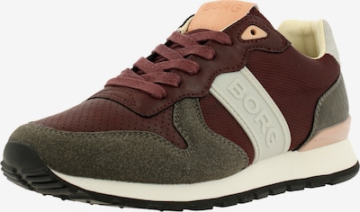 BJÖRN BORG Sneakers ' R455 CTR ' in Cream / Khaki / Red, Item view