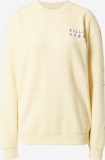 BILLABONG Sweatshirt 'Gold Coast' in blau / pastellgelb / rosa / schwarz, Produktansicht