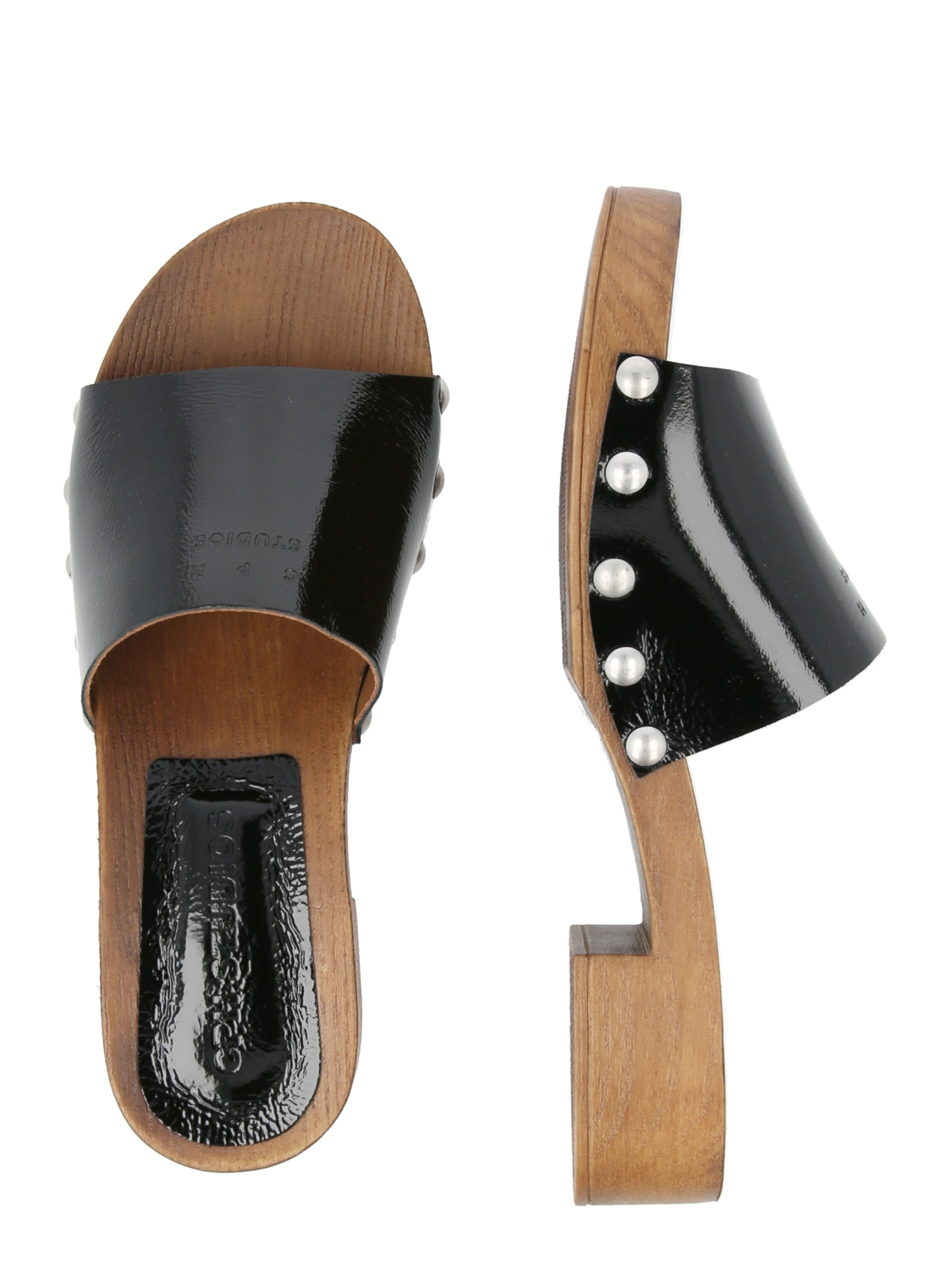 Saboți '798' de la Copenhagen Studios pe negru