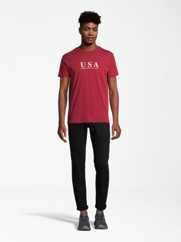 AÉROPOSTALE T-Shirt in Rot