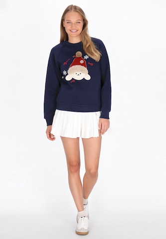 Sweat-shirt 'Pop' MYMO en bleu