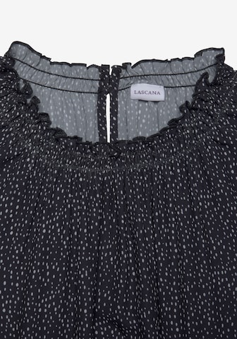 LASCANA Bluse in Schwarz