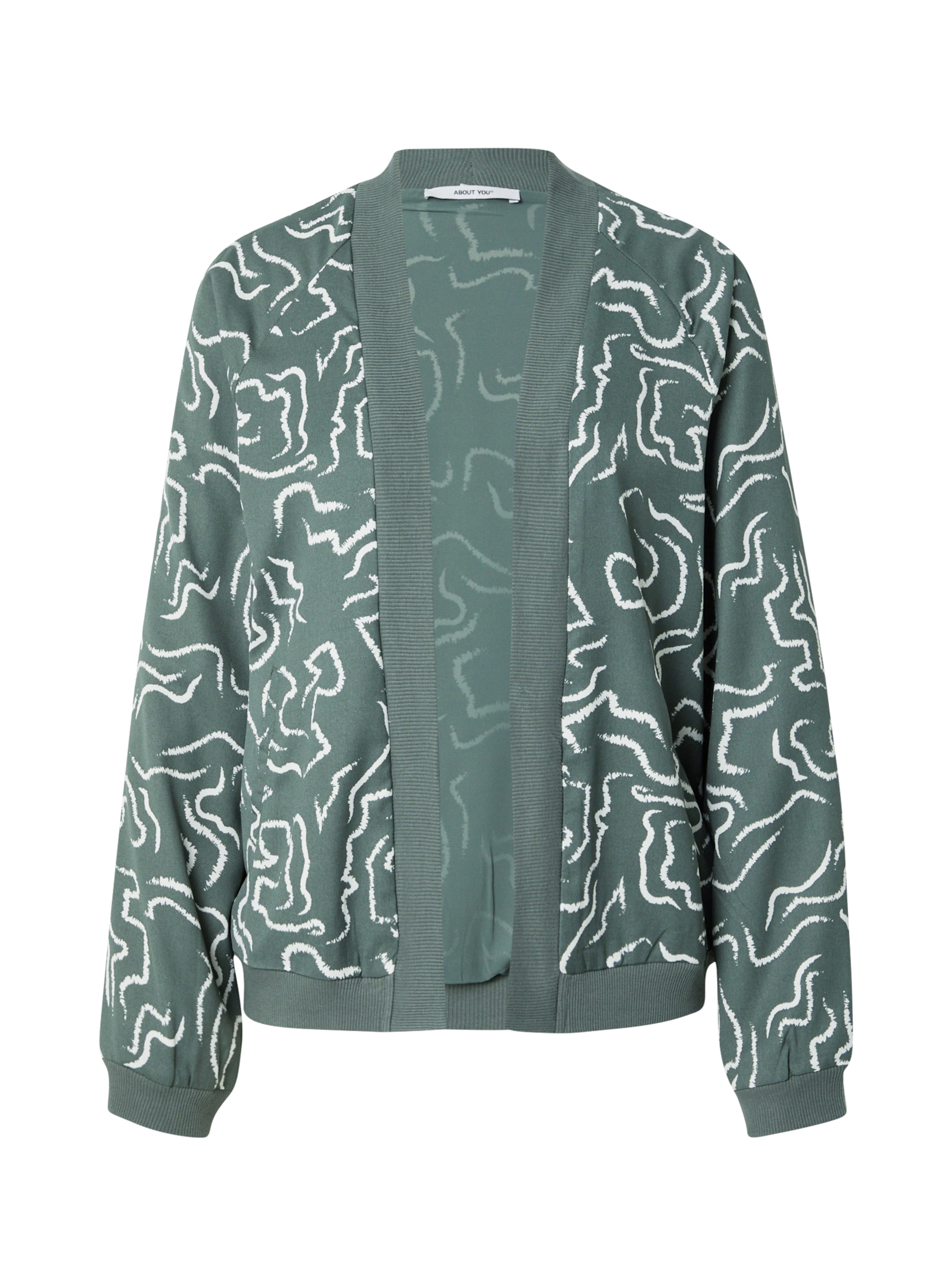 ABOUT YOU Between-season jacket 'Maja' in Green: front